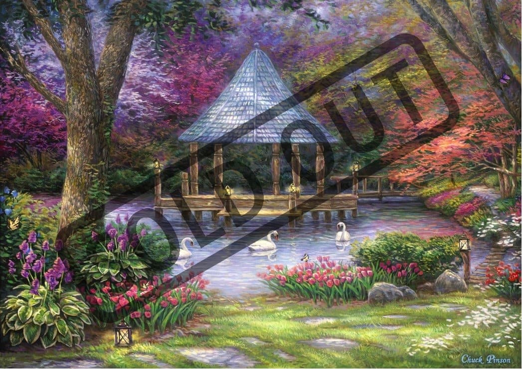 GRAFIKA Puzzle Labutí jezírko 2000 dílků