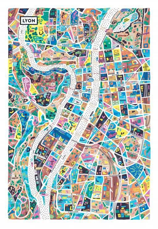 Grafika - Puzzle Lyon, France - 1000 dielov