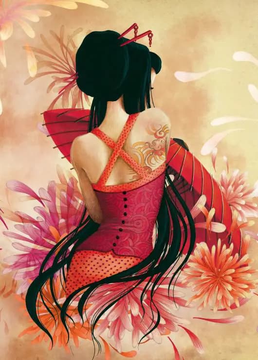 Grafika - Puzzle Misstigri: Miss Swan - 1500 dielov
