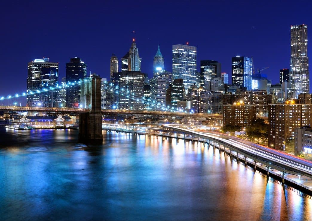 GRAFIKA Puzzle Noční New York, USA 2000 dílků