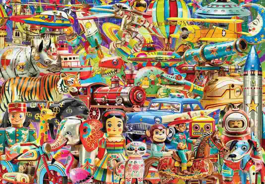 Grafika - Puzzle Retro Toys - 1000 dielov
