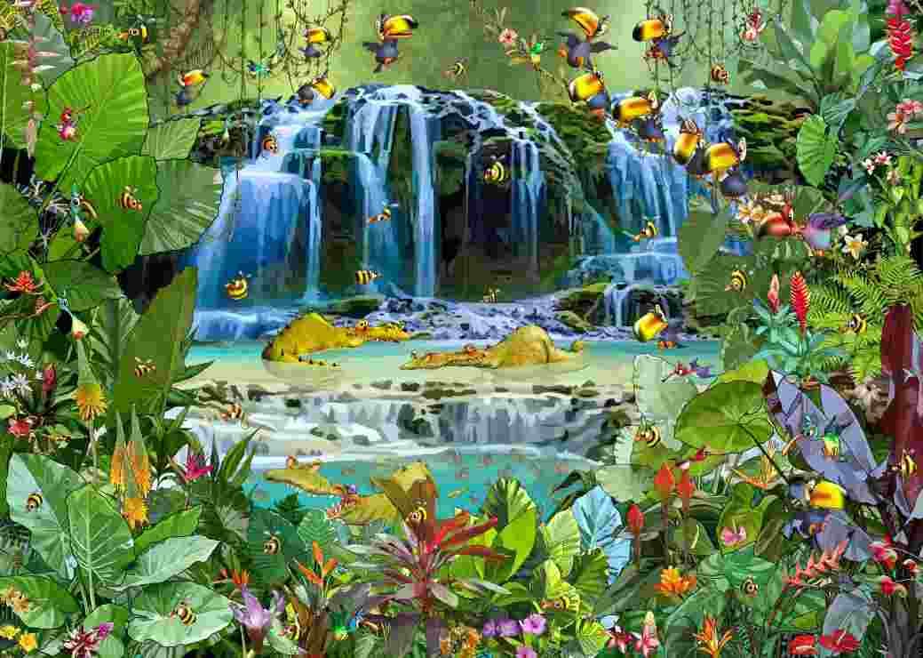 Grafika - Puzzle Ruyer: Waterfall - 500 dielov