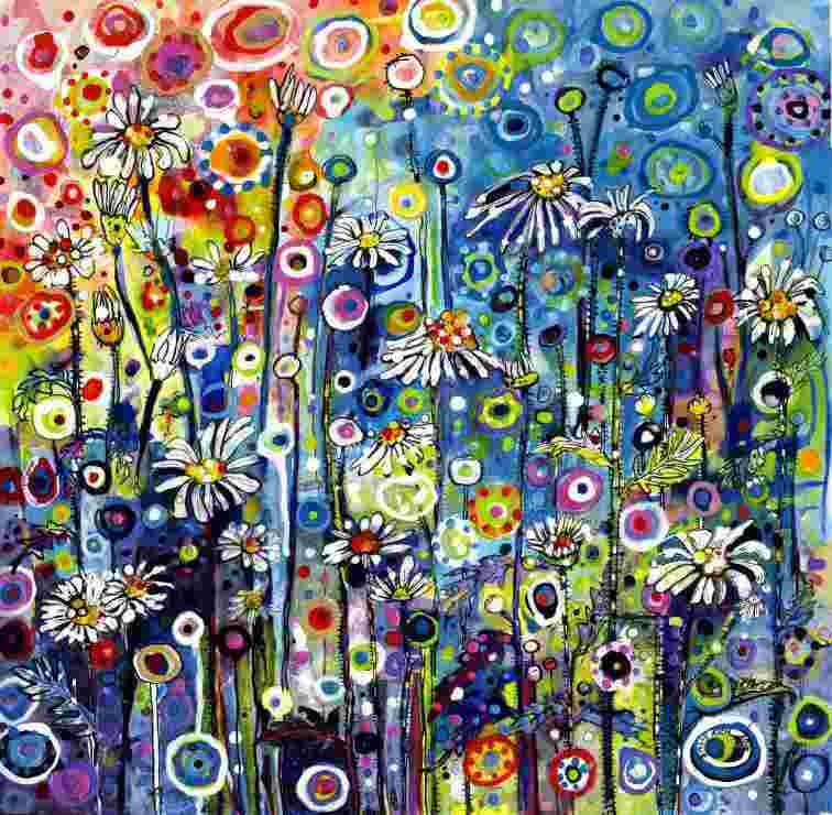 Grafika - Puzzle Sally Rich: Daisys - 1000 dielov