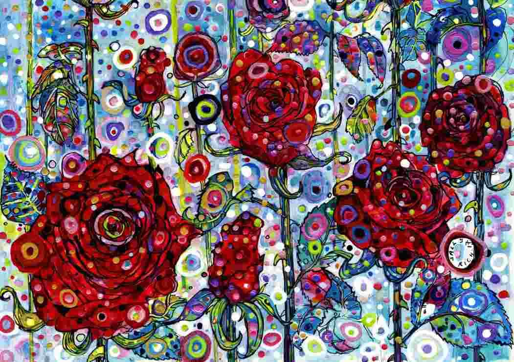 Grafika - Puzzle Sally Rich: Roses - 1500 dielov