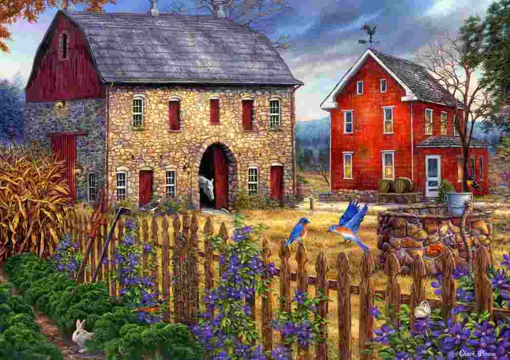 Grafika - Puzzle The Bluebirds Song - 2000 dielov