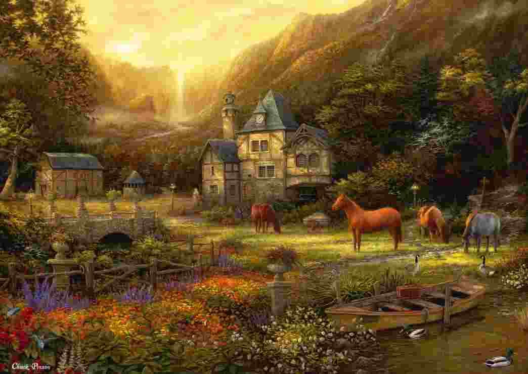Grafika - Puzzle The Golden Valley - 1000 dielov