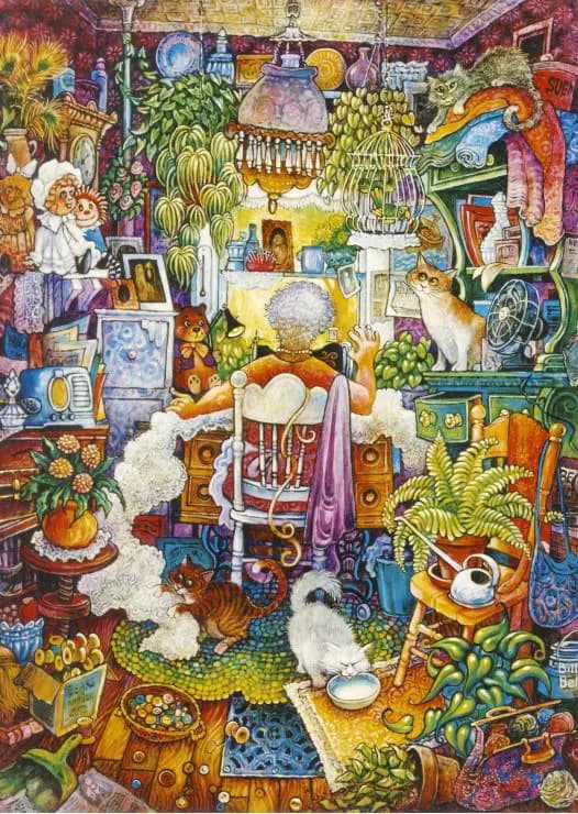 Grafika - Puzzle The Sewing Lady - 1000 dielov