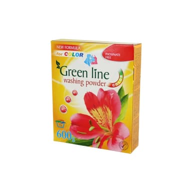 Green Line prací prášok Strong 600g Color