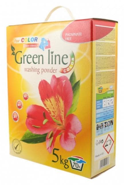 Green Line prací prášok Color 5kg BOX