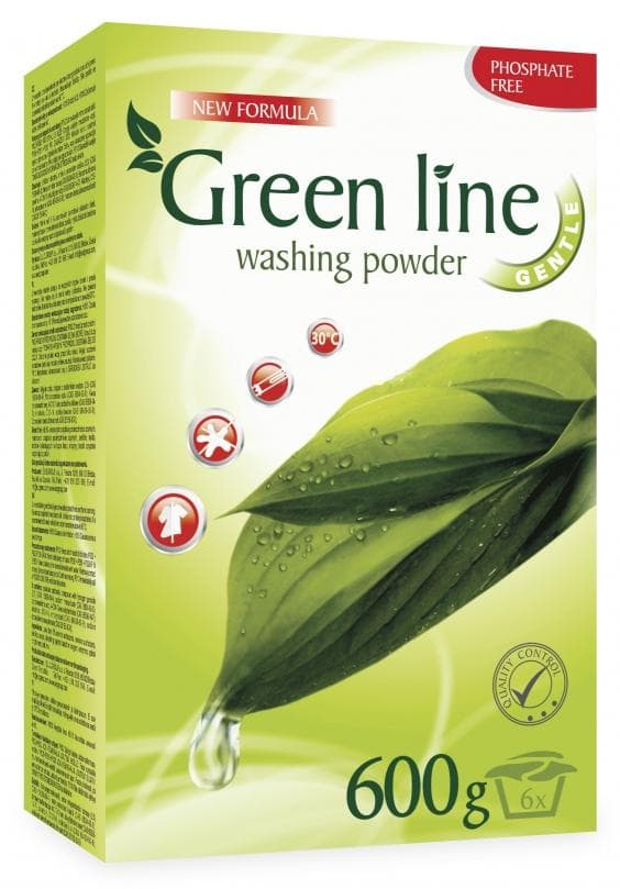 Green Line prací prášok Gentle 600g
