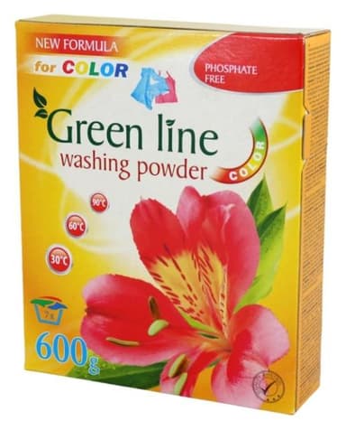 Green Line prací prášok Strong 600g Color