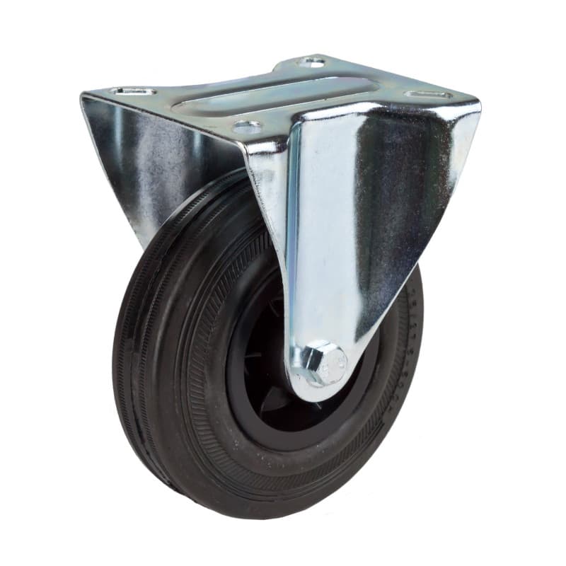 Gumové pevné koliesko 125 mm, do 60 kg