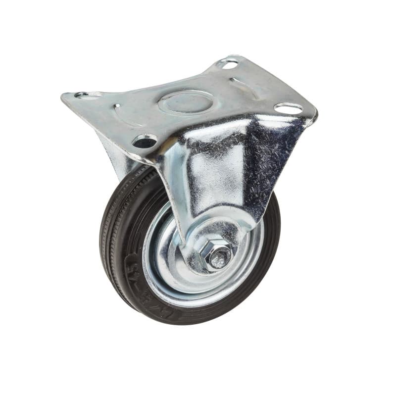 Gumové pevné koliesko 75 mm, do 50 kg