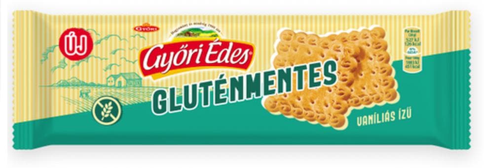 Győri Édes Bezlepkové Sušienky 75g Vanilka