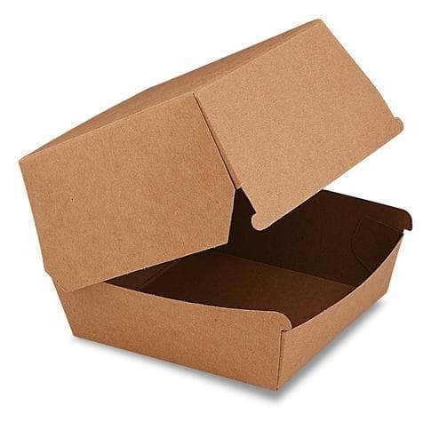 Hamburger BOX 110x110x90 hnedý 50ks