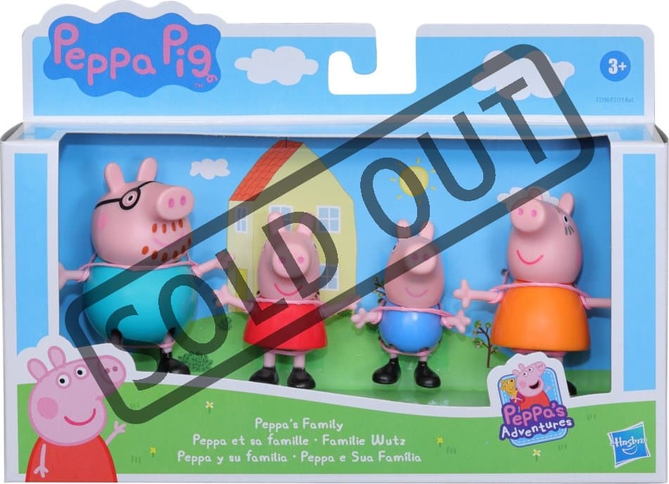 HASBRO Figurky Prasátko Peppa s rodinou