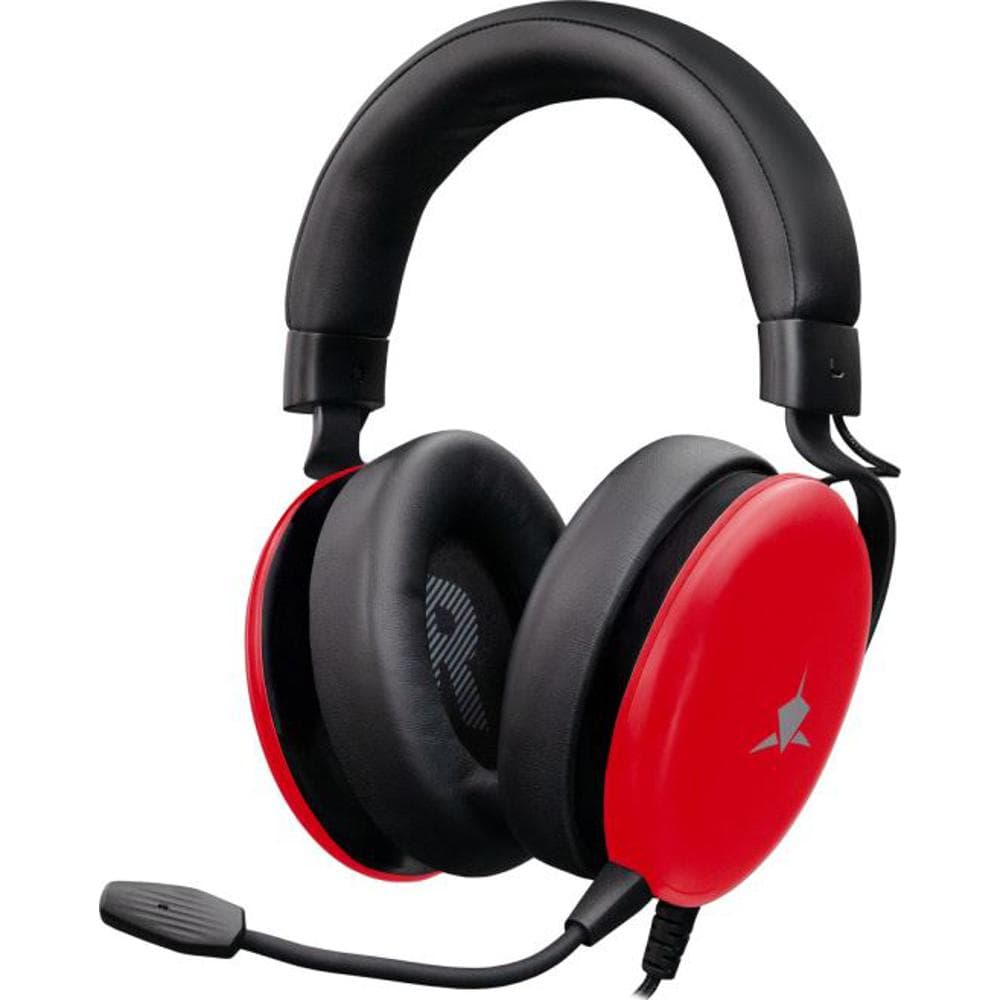 Herný headset ELEPHANT červená WHITE SHA