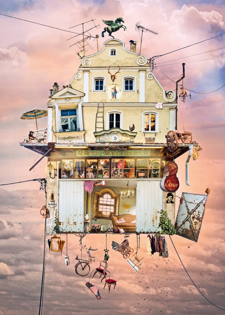 HEYE Puzzle Dům plný pokladů 1000 dílků