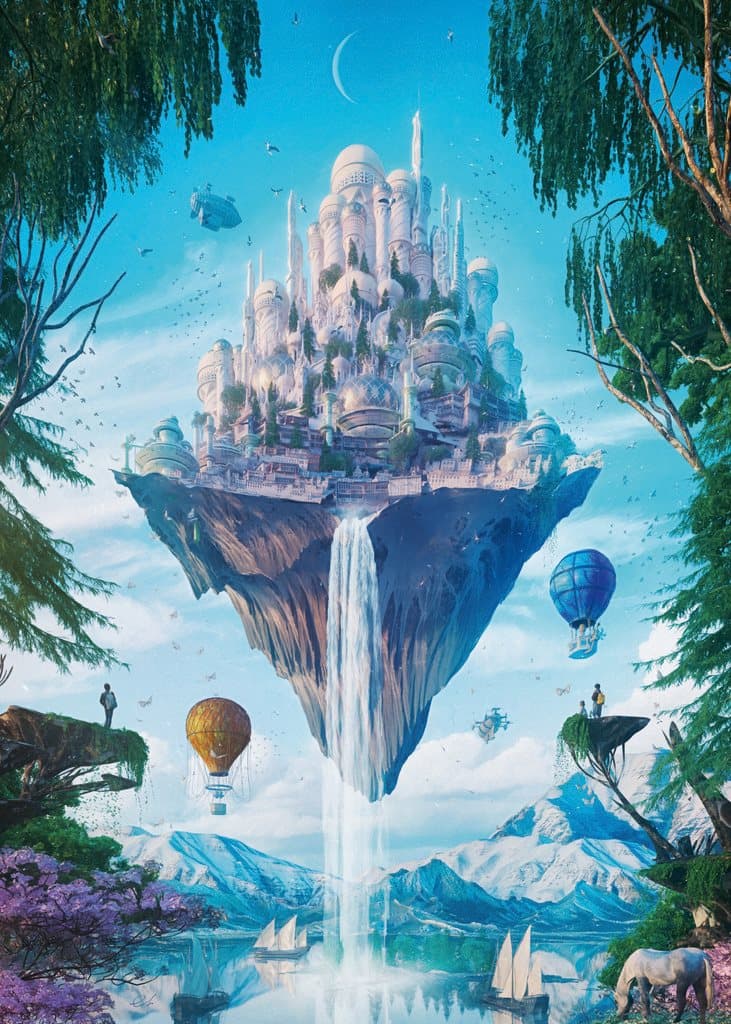 HEYE Puzzle Vzdušný zámek 1000 dílků