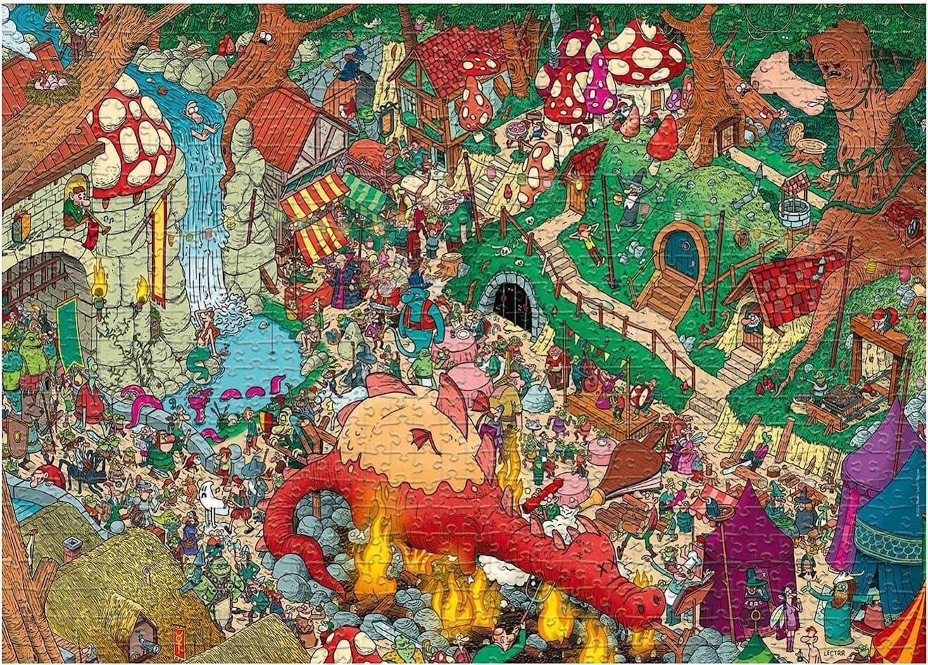 HEYE Puzzle Země fantazie 1000 dílků