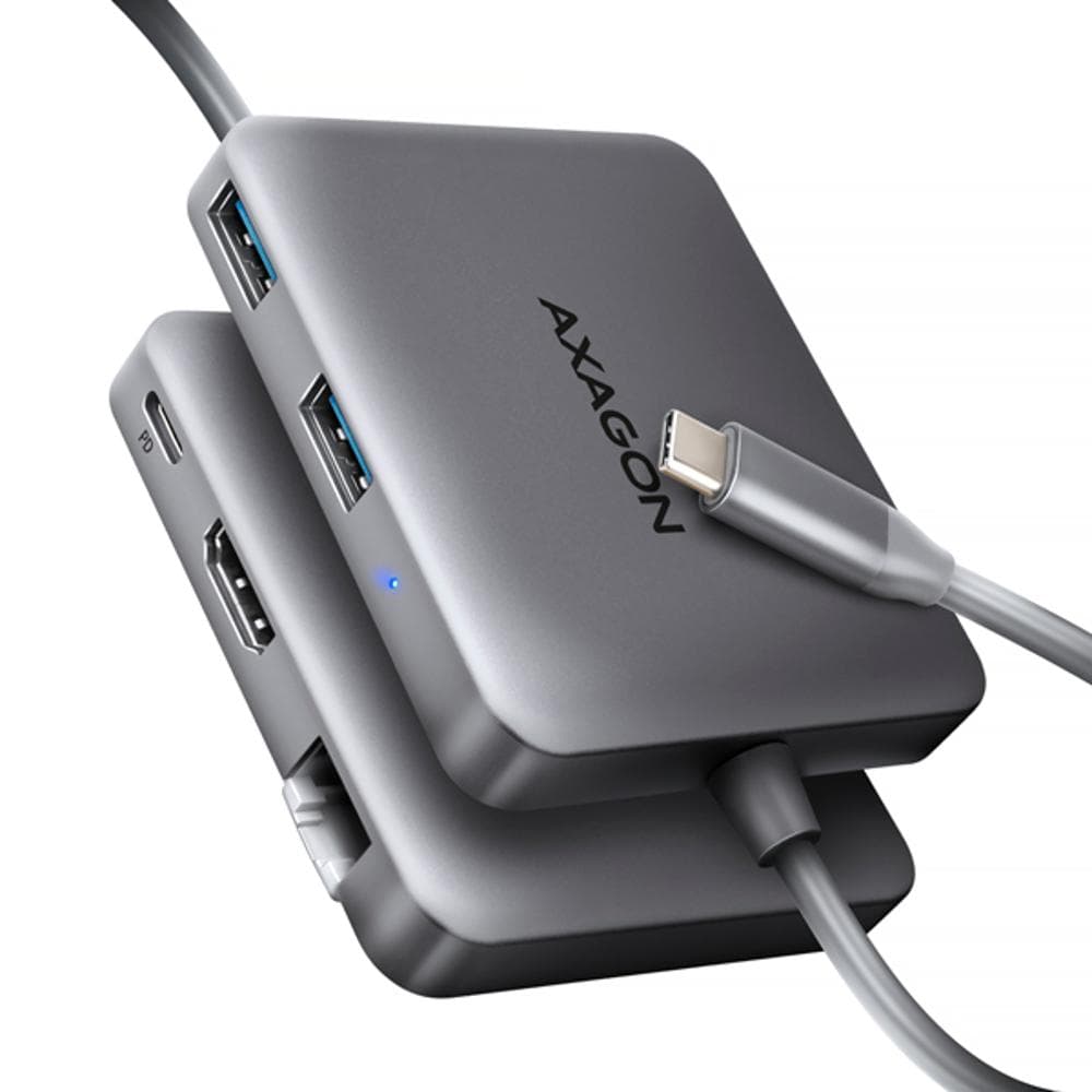 HMC-5HL HUB 5Gbps 2xUSB-A HDMI RJ45 100W