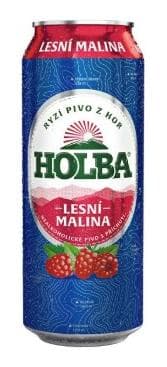 HOLBA Lesná malina, nealko v plech. 0,5L