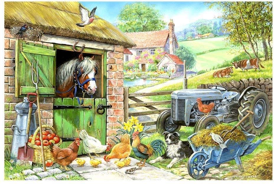 HOP Puzzle Na farmě BIG 250 dílků