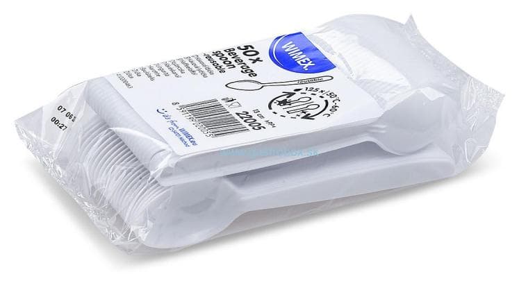 HP Lyžička na kávu 13cm PP 50ks