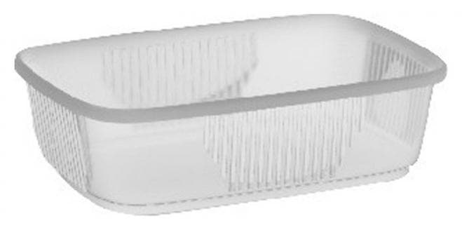 HP Miska (PP) hranatá priehľadná 108x81mm/100ks