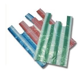 HP Taška 8/10kg mikrotén - zelená/červená 100ks