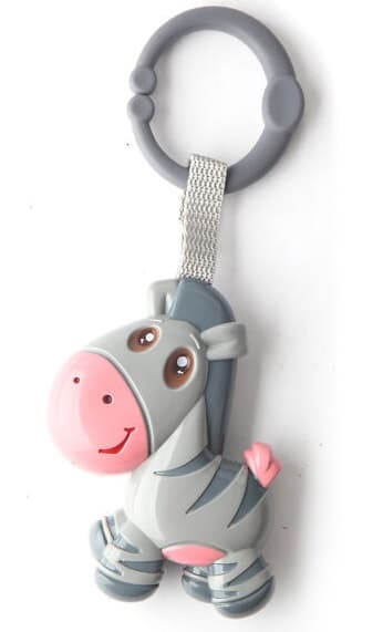 Hrkálka zebra 19cm
