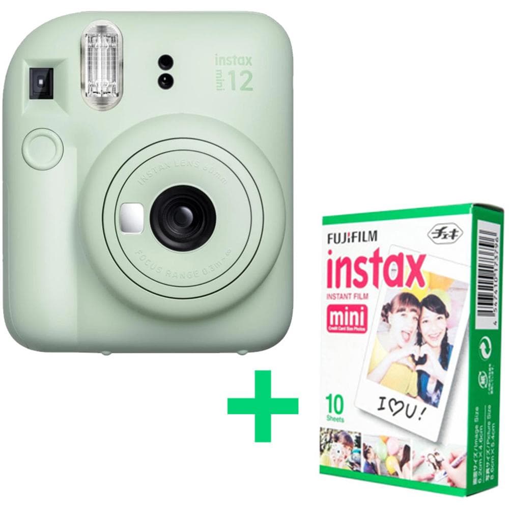 INSTAX Mini 12 Green + 10 shots FUJIFILM
