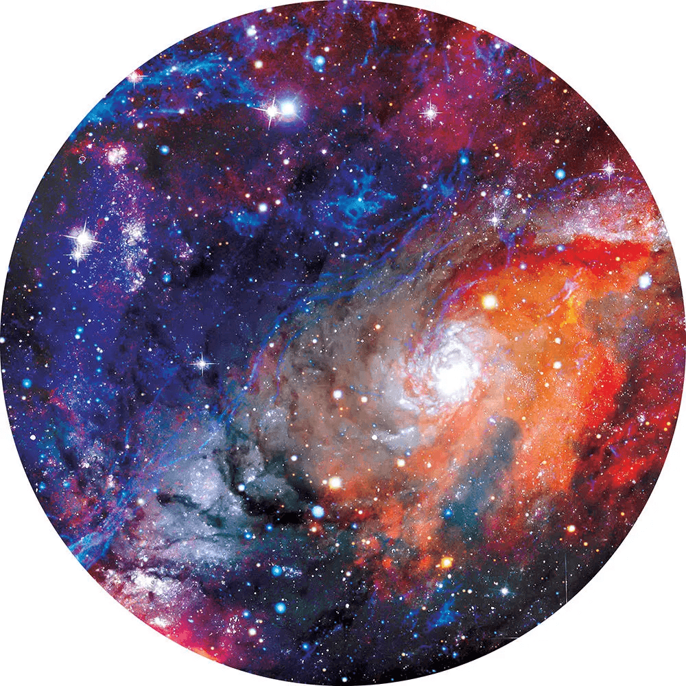 INTERDRUK Kulaté puzzle Galaxy: Vesmír 500 dílků