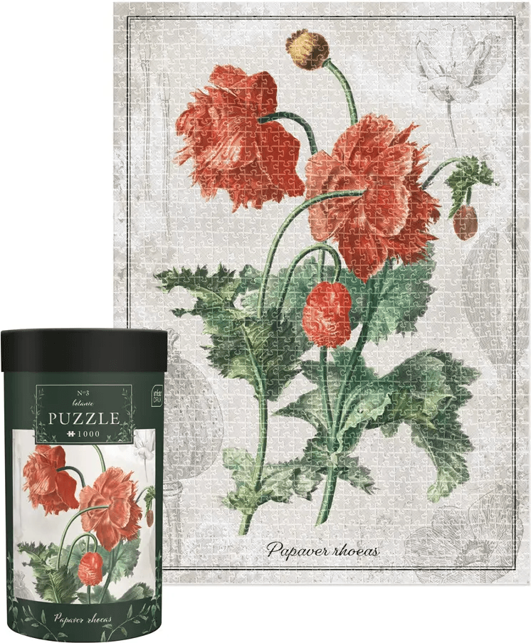 INTERDRUK Puzzle Botanic: Vlčí mák 1000 dílků