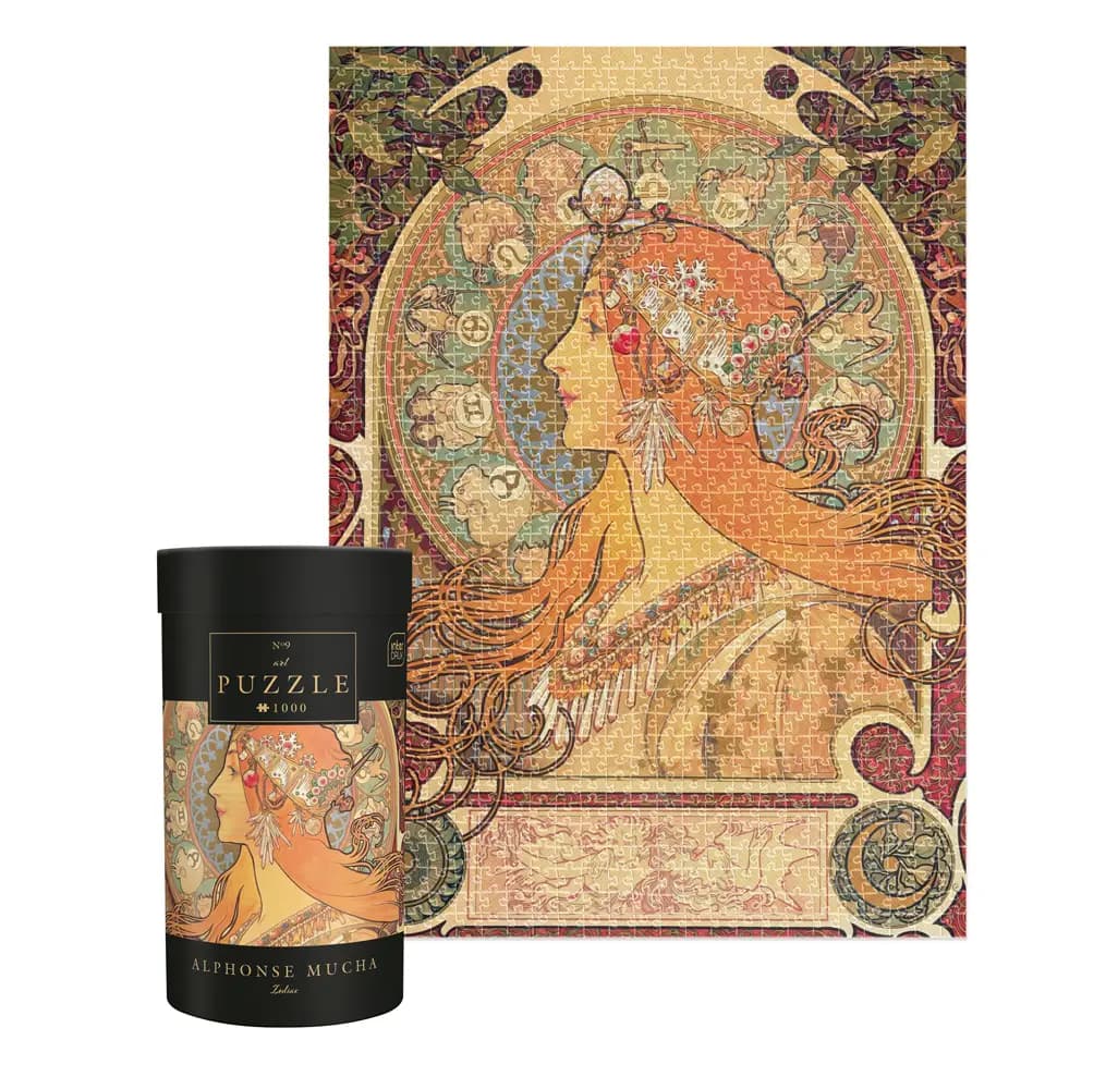 Interdruk - Puzzle Mucha: Zodiac ART - 1000 dielov