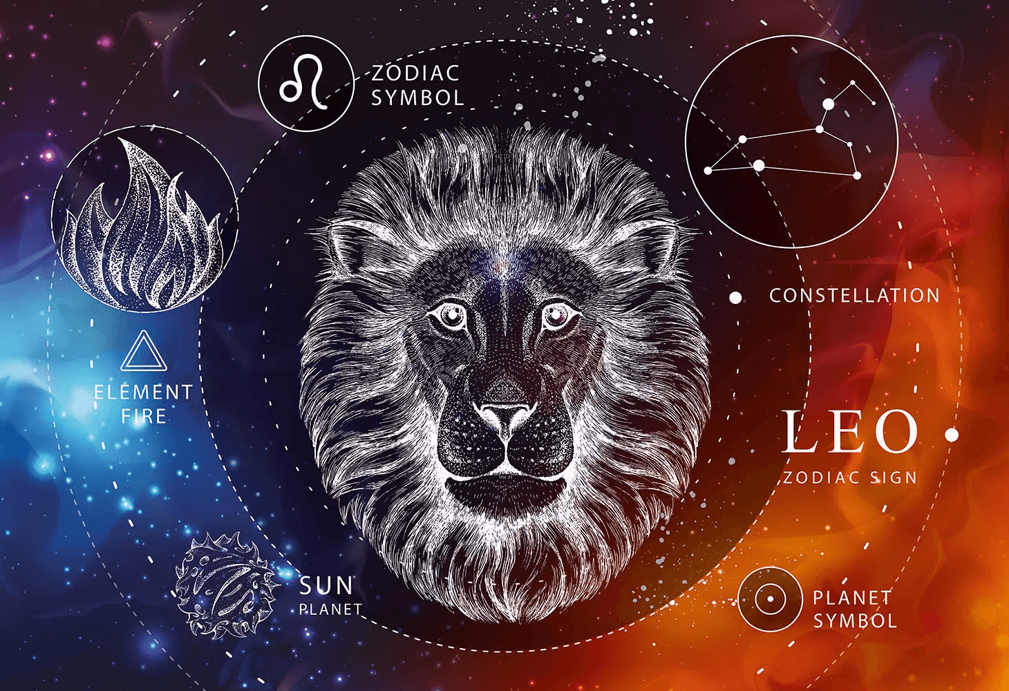 INTERDRUK Puzzle Zvěrokruh: Lev 250 dílků