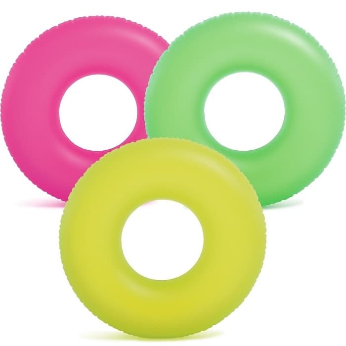 Intex 59262 Koleso Neón 91cm - ružová