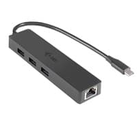 iTec USB-C 3.1 Slim 3-portový HUB + RJ-45