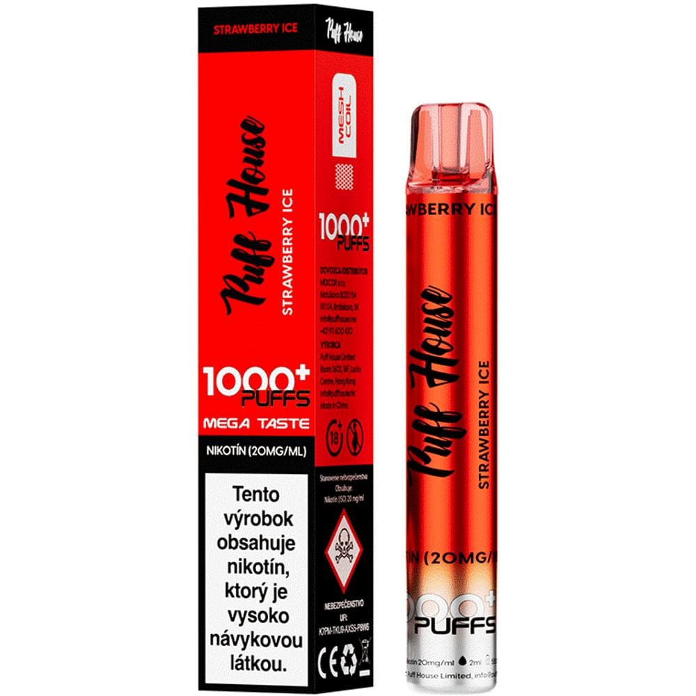 Jahoda Ice 20mg/ml 1000+ PUFF HOUSE
