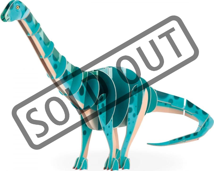 JANOD 3D puzzle Diplodocus 42 dílků