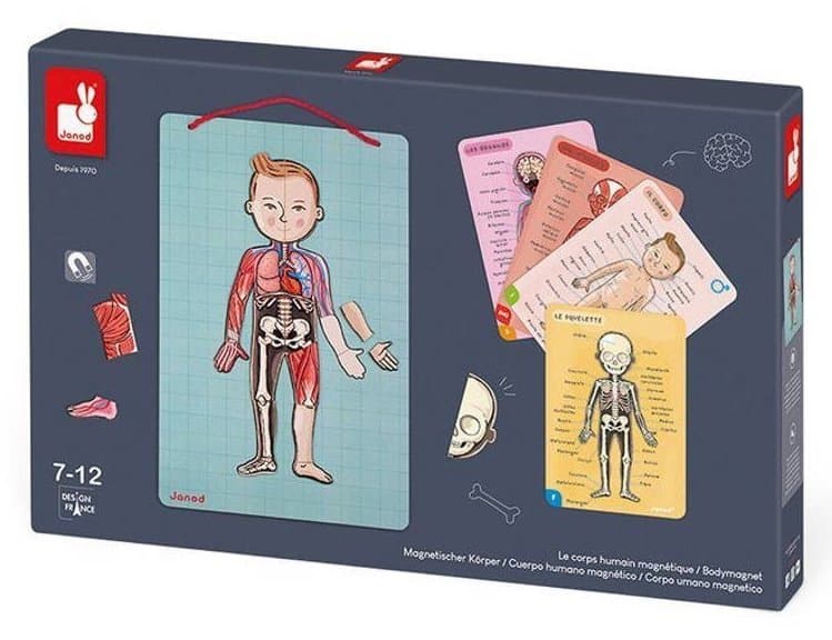 JANOD Magnetická skládačka Lidské tělo