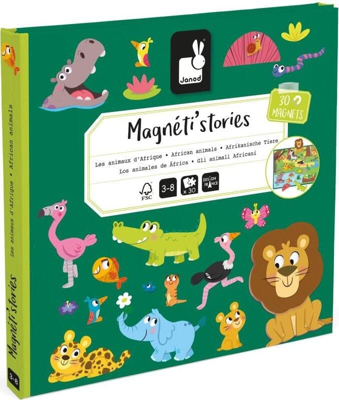 JANOD Magnetické příběhy Africká zvířátka