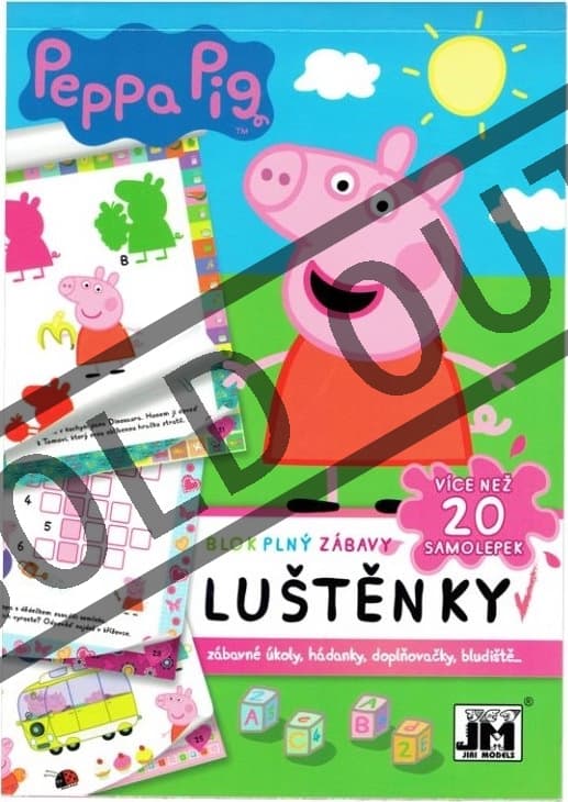 JIRI MODELS Luštěnky Prasátko Peppa