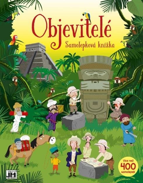 JIRI MODELS Velká samolepková knížka Objevitelé