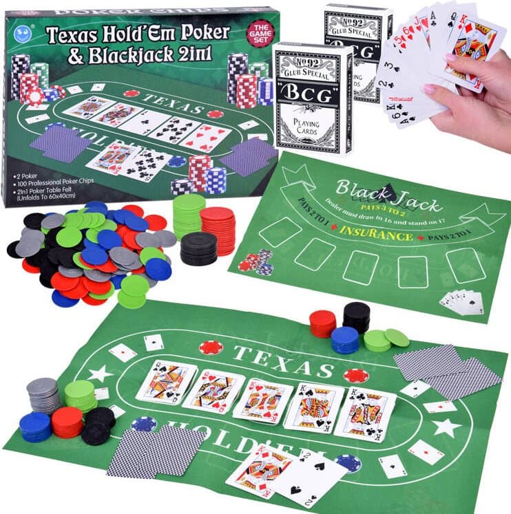 JOKOMISIADA Sada 2v1 Poker & Blackjack