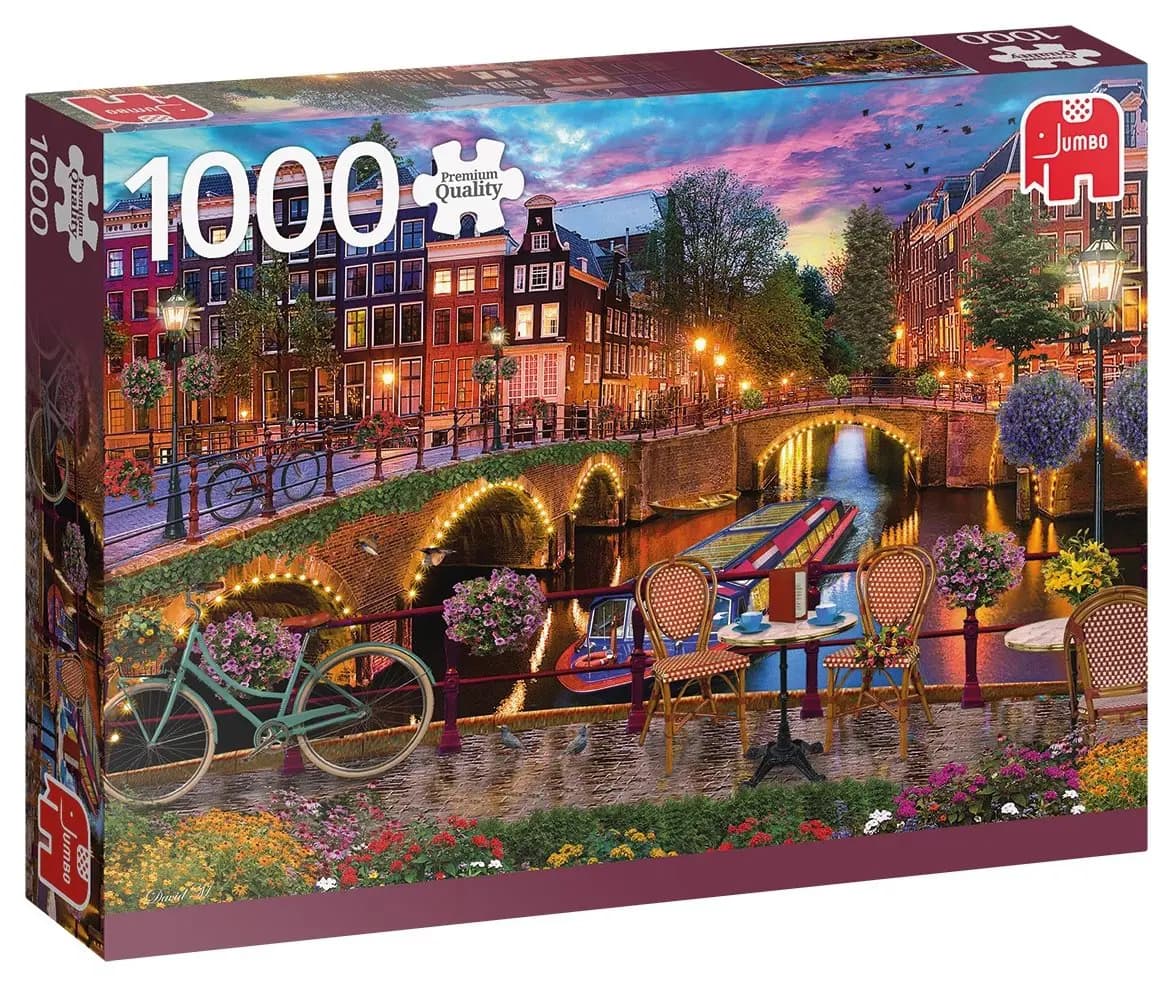 Jumbo - Puzzle Amsterdam Canals - 1000 dielov