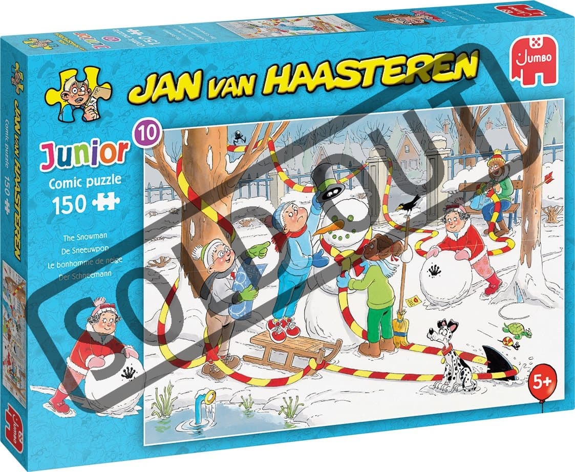 JUMBO Puzzle JvH Junior 10: Sněhulák 150 dílků