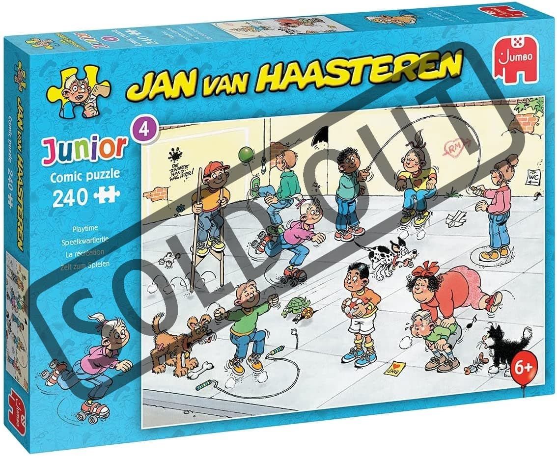 JUMBO Puzzle JvH Junior 4: Čas na hraní 240 dílků