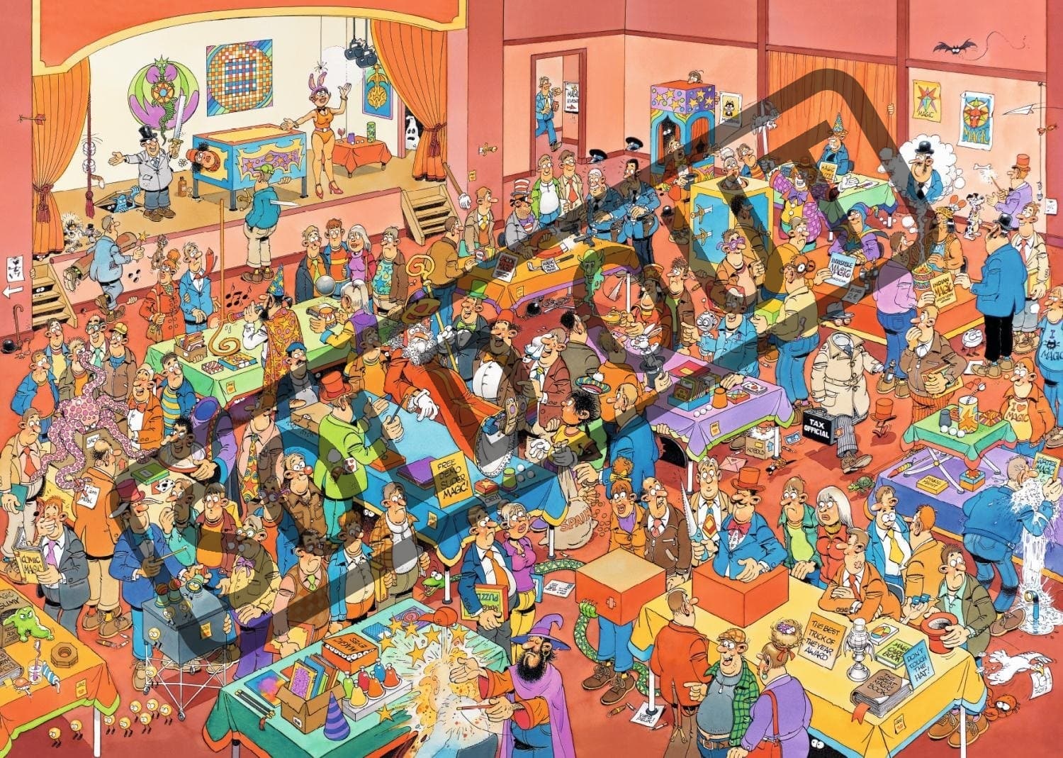 JUMBO Puzzle JvH Kouzelný jarmark 1000 dílků