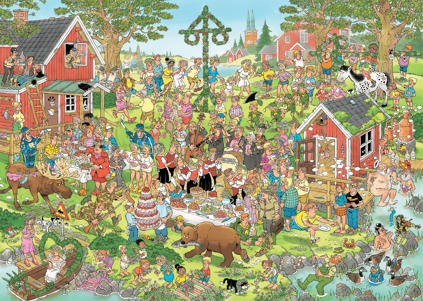 JUMBO Puzzle JvH Letní festival 1000 dílků